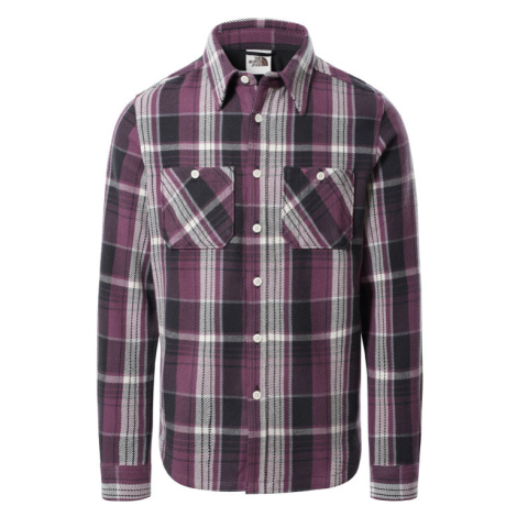 The North Face M Vly Twill Flannel - Pánske - Tričko The North Face - Fialové - NF0A5GHP30S