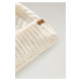 Čapica Woolrich Wool Pom-Pom Beanie Biela