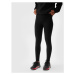 Dievčenské turistické legíny 4F JUNIOR TIGHTS FNK-JAW23TFTIF148-21S-BLACK