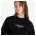 Mikina Calvin Klein Jeans Stacked Institutional Sweatshirt Black