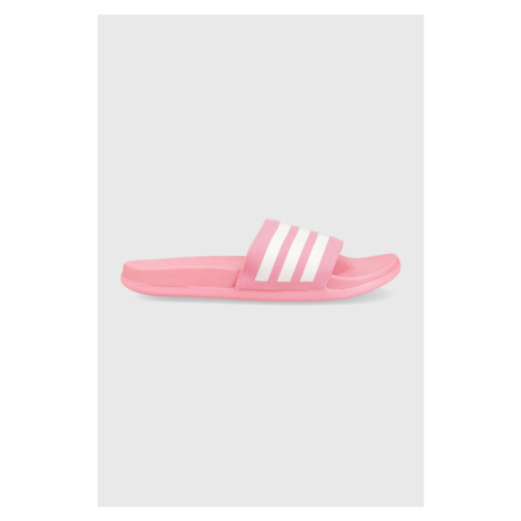 Detské šľapky adidas ADILETTE COMFORT K ružová farba
