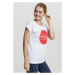 Mr. Tee Ladies Coca Cola Round Logo Tee white