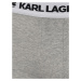 Karl Lagerfeld Boxerky  sivá / čierna / biela