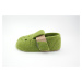 PEGRES barefoot filcové papuče BF04 zelená - veľ. 31