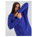 Modrý teddy coat Eveline s vreckami MBM-PL-1521.97P-cobalt