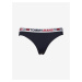 Tmavomodrý dámsky spodný diel plaviek Tommy Hilfiger Underwear