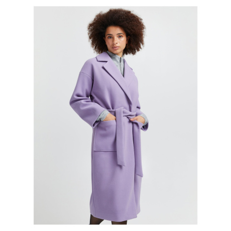 Kabáty pre ženy ICHI - svetlofialová