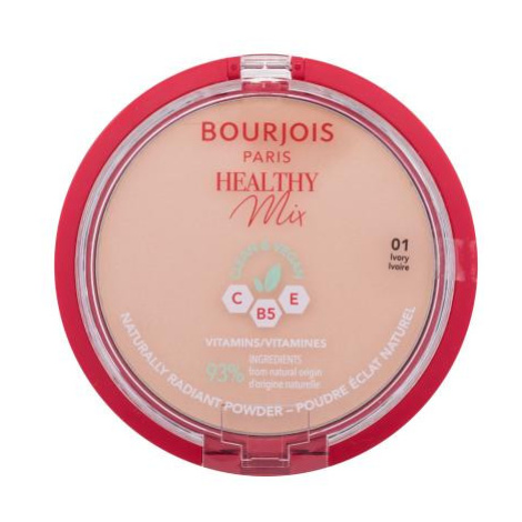 BOURJOIS Paris Healthy Mix Clean & Vegan Naturally Radiant Powder 10 g púder pre ženy 01 Ivory