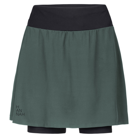 Hannah Lis Skirt Dámska športová sukňa s kraťasmi 2v1 10040908HHX dark forest