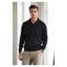 28296 Dewberry Polo Neck Mens Knit Sweater-BLACK