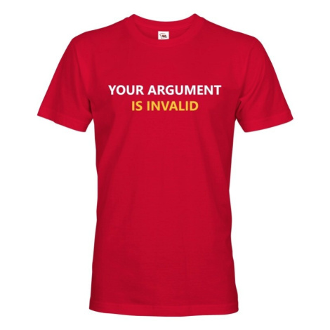 Pánske tričko pro IT Your Argument is Invalid