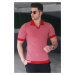Madmext Red Polo-Collar Men's T-Shirt 5077