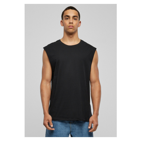 Black sleeveless t-shirt with open brim Urban Classics