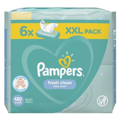 Pampers Wipes 480ks Fresh clean