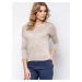 Short sweater beige