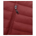 Červená dámska prešívaná bunda na prechodné obdobie (16M9101-270)