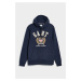 MIKINA GANT CREST SWEAT HOODIE EVENING BLUE