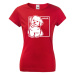 Dámské tričko s potlačou Westíka - darček pre milovníkov psov