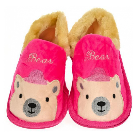 Detské ružové papuče BEAR John-C