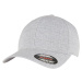 Baseball cap FLEXFIT HEATHERLIGHT melange silver