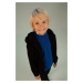 DEFACTO Boy's Black Hooded Knitwear School Cardigan