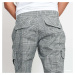 Kalhoty Urban Classics AOP Glencheck Cargo Jog Pants Grey