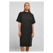 Women's Organic Long Oversized T-Shirt Dress Black