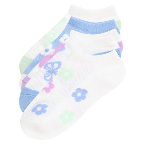 Abercrombie & Fitch Ponožky 'JAN'  modrá / pastelovo zelená / fialová / biela