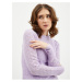 Svetlo fialový dámsky sveter s prímesou vlny ORSAY