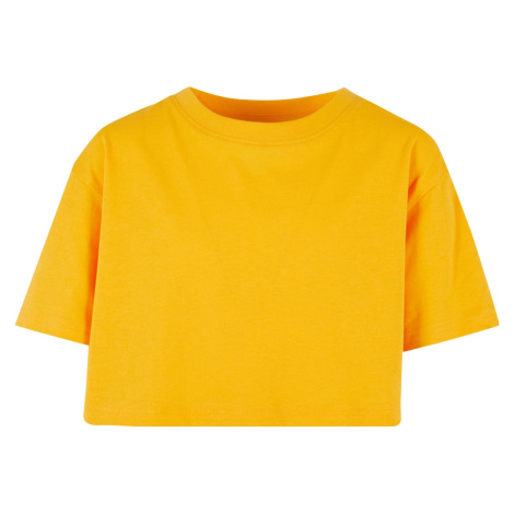 Girls' Short T-Shirt Kimono Tee - Yellow Urban Classics