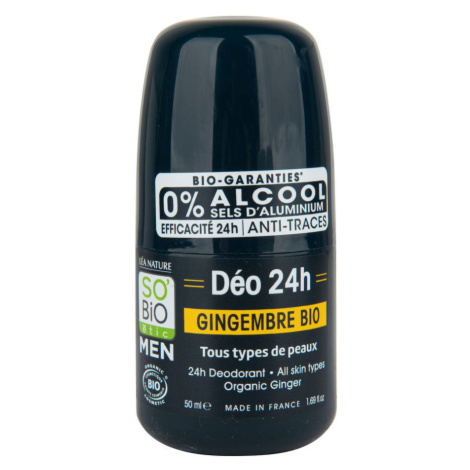 Dezodorant prírodný 24h MEN zázvor 50 ml BIO SO'BiO étic
