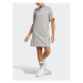 Adidas Každodenné šaty Essentials HR4924 Sivá Loose Fit
