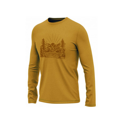 Pánske tričko pohodlné BRODY TR-3870AD - goldenolive Northfinder