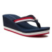 Tommy Hilfiger Žabky Corporate Wedge Beach Sandal FW0FW07987 Farebná