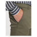 Lindbergh Chino nohavice 30-005044 Zelená Slim Fit