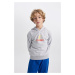 DEFACTO Boy's The Flash Thick Hooded Sweatshirt