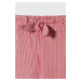 Detské bavlnené nohavičky United Colors of Benetton ružová farba, vzorované