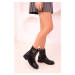 Soho Black Ankle Boots Women's Boots & Booties 18412