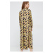 Šaty Sisley midi, rovný strih