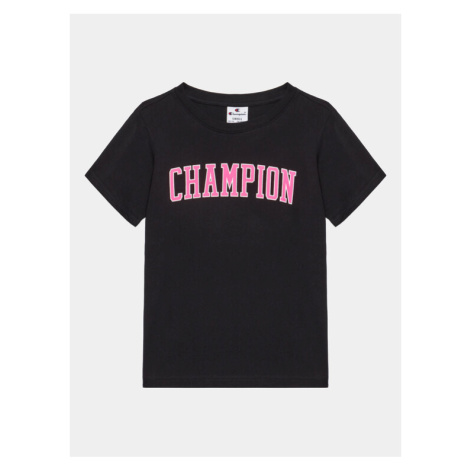 Champion Tričko 404658 Čierna Regular Fit