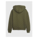 GAP QUILTED CREW Chlapčenská mikina, khaki, veľkosť