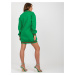 Zelené oversize mikinové šaty s nápisom -EM-BL-775.94-green