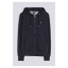 MIKINA GANT THE ORIGINAL FULL ZIP HOODIE EVENING BLUE