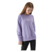 Dievčenská mikina 4F JUNIOR SWEATSHIRT-4FJWSS24TSWSF0920-52S-LIGHT VIOLET