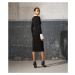 Šaty Karl Lagerfeld Lslv Polo Dress Čierna