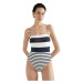 Tommy Hilfiger Dámske jednodielne plavky Bandeau UW0UW04544-0G9 S