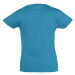 SOĽS Cherry Dievčenské tričko s krátkym rukávom SL11981 Aqua