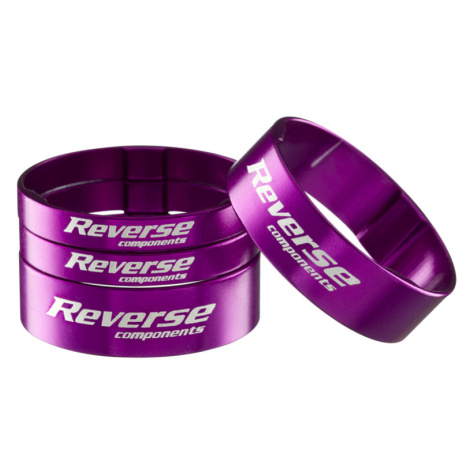 Podložka distanční Reverse Alloy Ultra-Lite set 1 1/8" Purple