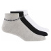 Reebok ACTIVE CORE ANKLE SOCK 3P Unisex ponožky, sivá, veľkosť