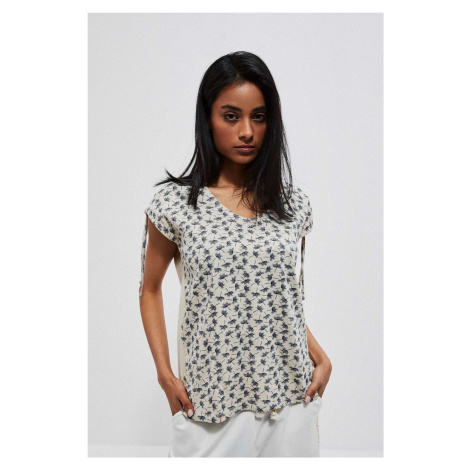 Cotton T-shirt with adjustable sleeves Moodo